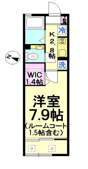 Ｃｏｎｆｏｒ　コンフォールの間取り|【間取り】　インナーバルコニー付き