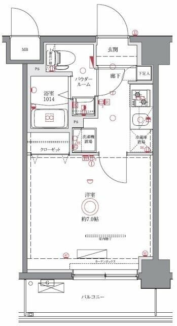 ＧＥＮＯＶＩＡ西川口Ⅱの間取り