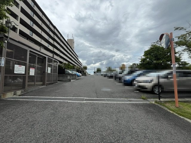 美加の台詩季が丘の駐車場