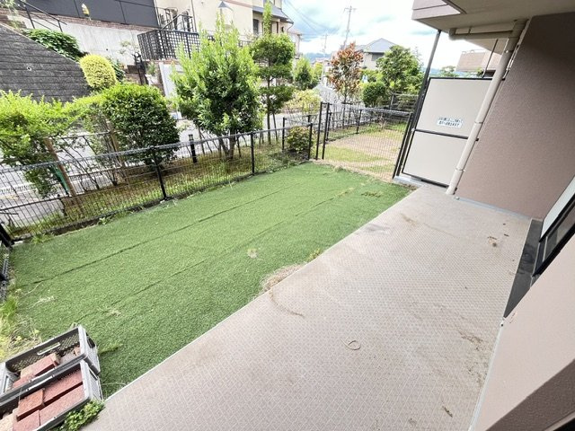 美加の台詩季が丘のバルコニー