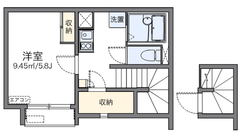 レオネクストリラの間取り