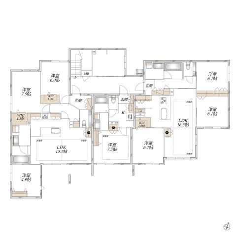 ＭＡＩＳＯＮ碧の区画図