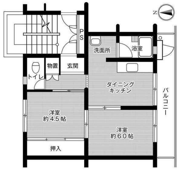 ビレッジハウス検見川9号棟の間取り|お電話でのご予約がスムーズです！
