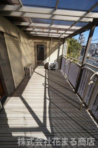西千葉戸建貸家のバルコニー|物件、駅でお待ち合わせでのご案内歓迎！
