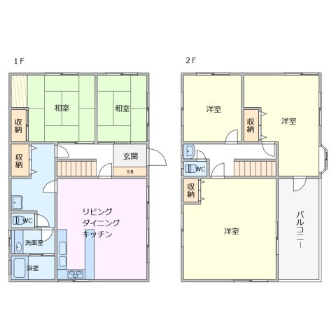 西千葉戸建貸家の間取り|お電話でのご予約がスムーズです！
物件、駅でお待ち合わせでのご案内歓迎！