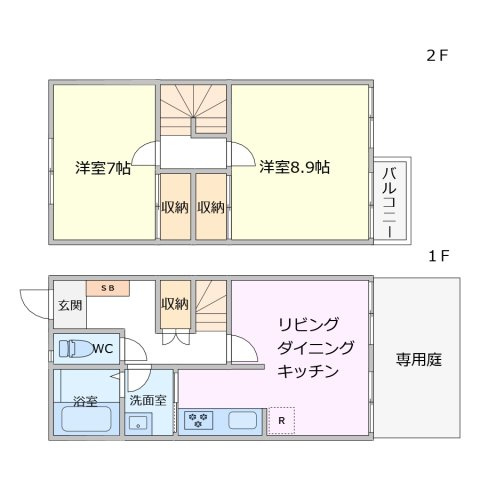 レジデンスヤマダⅢの間取り|お電話でのご予約がスムーズです！