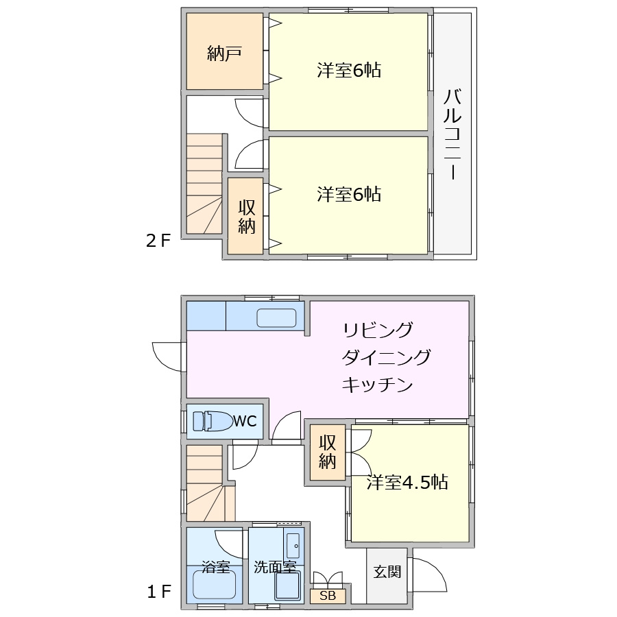 土井貸家の間取り|お電話でのご予約がスムーズです！
物件、駅でお待ち合わせでのご案内歓迎！