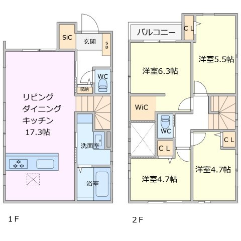 Kolet都賀の間取り|お電話でのご予約がスムーズです！
物件、駅でお待ち合わせでのご案内歓迎！
