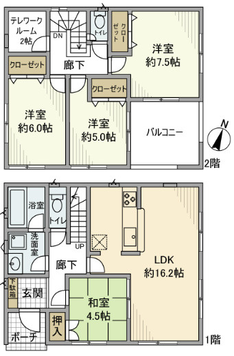 星久喜町戸建　の間取り|お電話でのご予約がスムーズです！