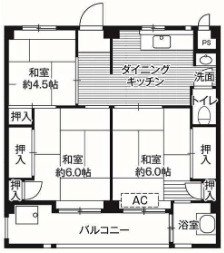 ビレッジハウス愛生4号棟の間取り|お電話でのご予約がスムーズです！