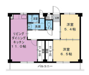 ビレッジハウス市原2号棟の間取り|お電話でのご予約がスムーズです！