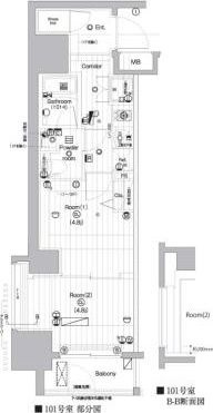 PREMIUMCUBE亀戸の間取り