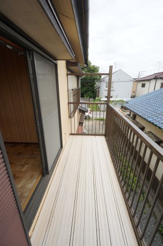 村田町貸戸建のバルコニー|水曜日、営業時間外もご相談ください！