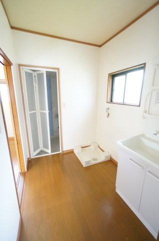 村田町貸戸建の洗面所|初期費用ご相談ください！