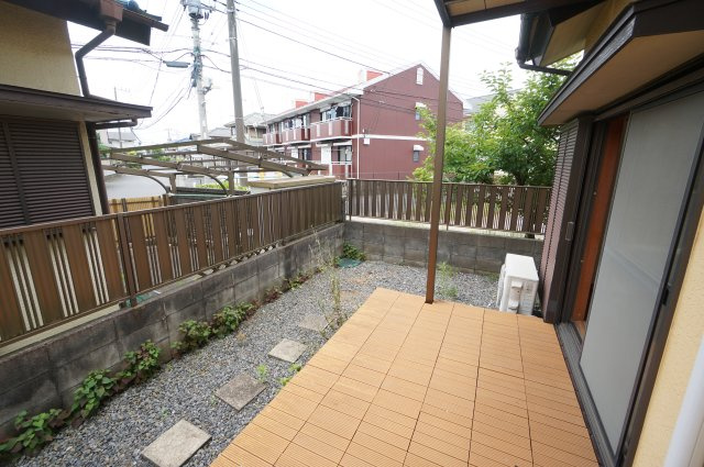 村田町貸戸建の庭|詳細、ご不明点等、お気軽にご連絡ください！