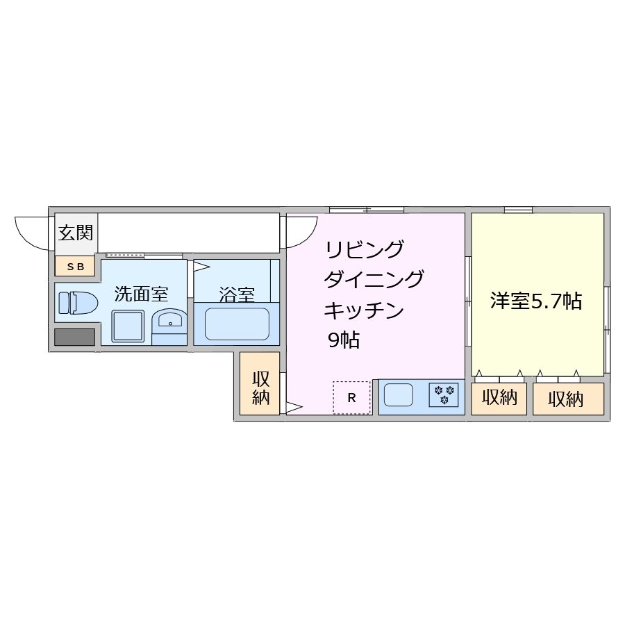 シュシュ宮崎町の間取り|お電話でのご予約がスムーズです！