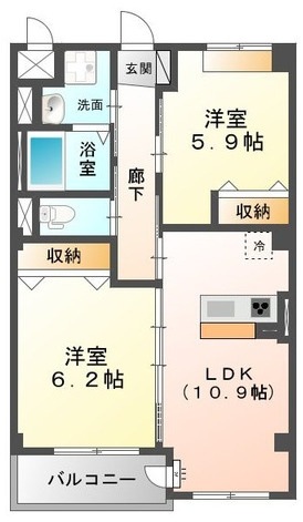 メープル・グローブの間取り|お電話でのご予約がスムーズです！