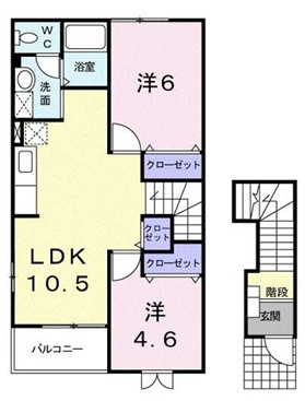 カリーノ　パラッツオの間取り
