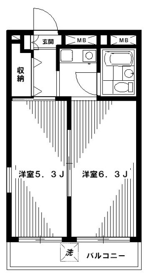 【間取り】 | NHレジデンス中野