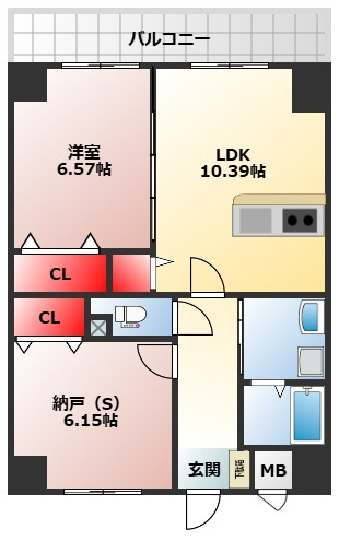 【間取り】 | クローバー・グランツ新金岡