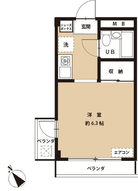 メゾン成増Ⅱの間取り