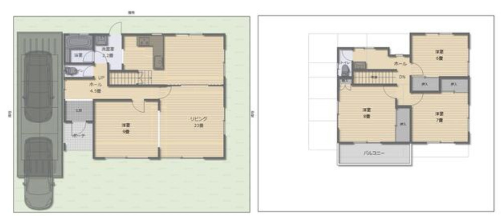 神戸市西区秋葉台２丁目戸建の間取り