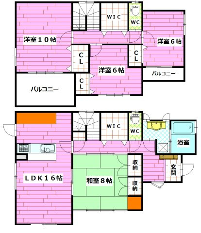 矢野南5丁目戸建の間取り