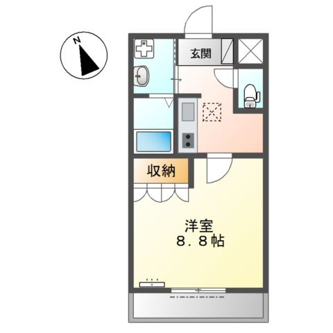 サンモール長畑の間取り