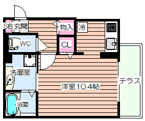 【間取り】 | 日東新町Dルーム
