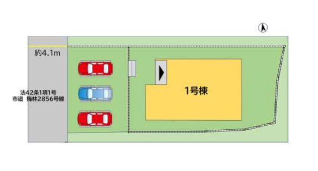 福岡市早良区梅林6丁目第2-1棟（1号棟）の間取り