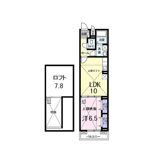 Ａ ＦＬＡＴの間取り