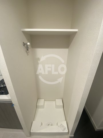 プレサンス大国町アドロッソの収納|プレサンス大国町アドロッソ　室内洗濯機置場