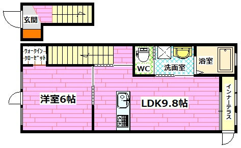 プレミール蟹原の間取り
