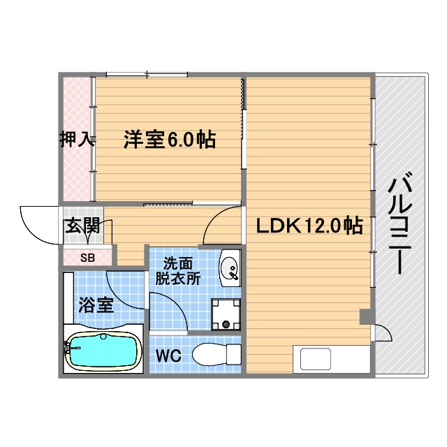 柳生マンションの間取り