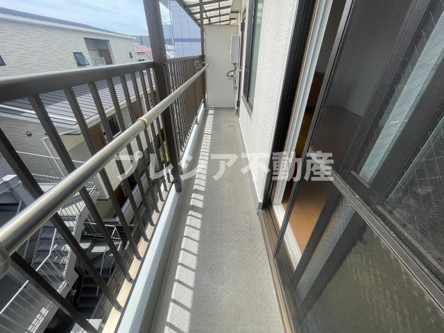 柳生マンションのバルコニー
