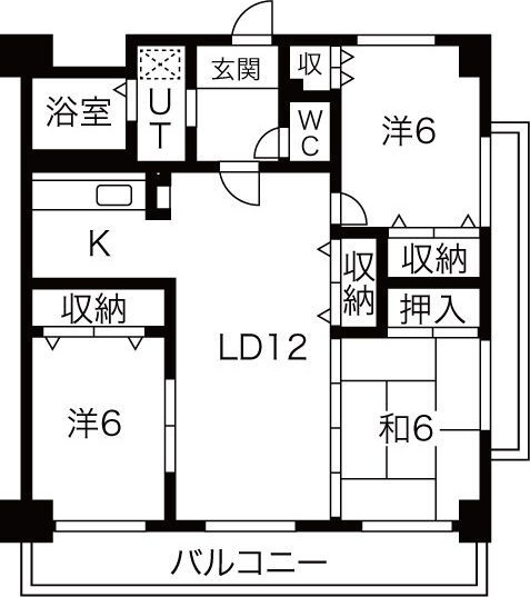 シャン・ド・フルールの間取り