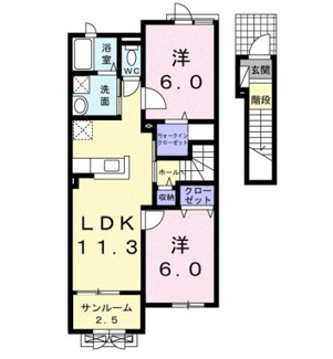 【間取り】 | ニーラスク　Ａ