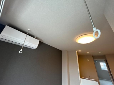 【設備】 | (仮)リバーテラス渡橋町１LDK／１ＬＤＫ | 室内物干し（イメージ）