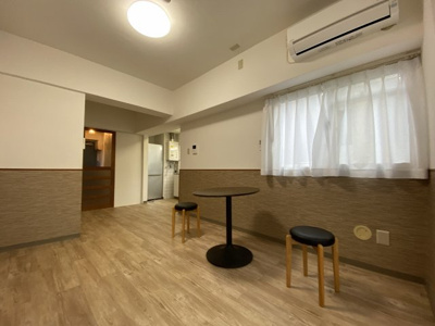 【洋室】 | シャンティ河原町 | 家具家電付き（撤去も可能）