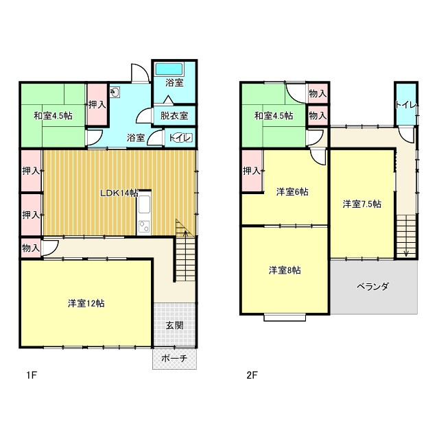 Re Life Home白河四ツ谷の間取り