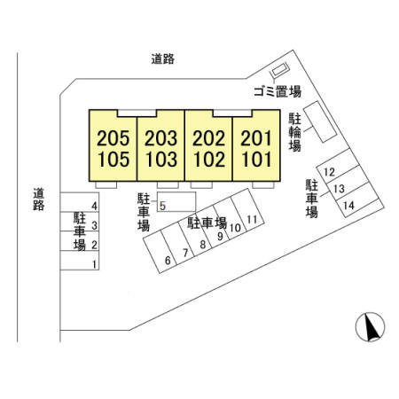 Herencia(エレンシア)の区画図