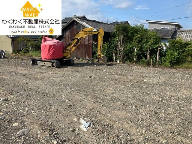 牧之原市細江／8期　新築戸建の前面道路含む現地写真