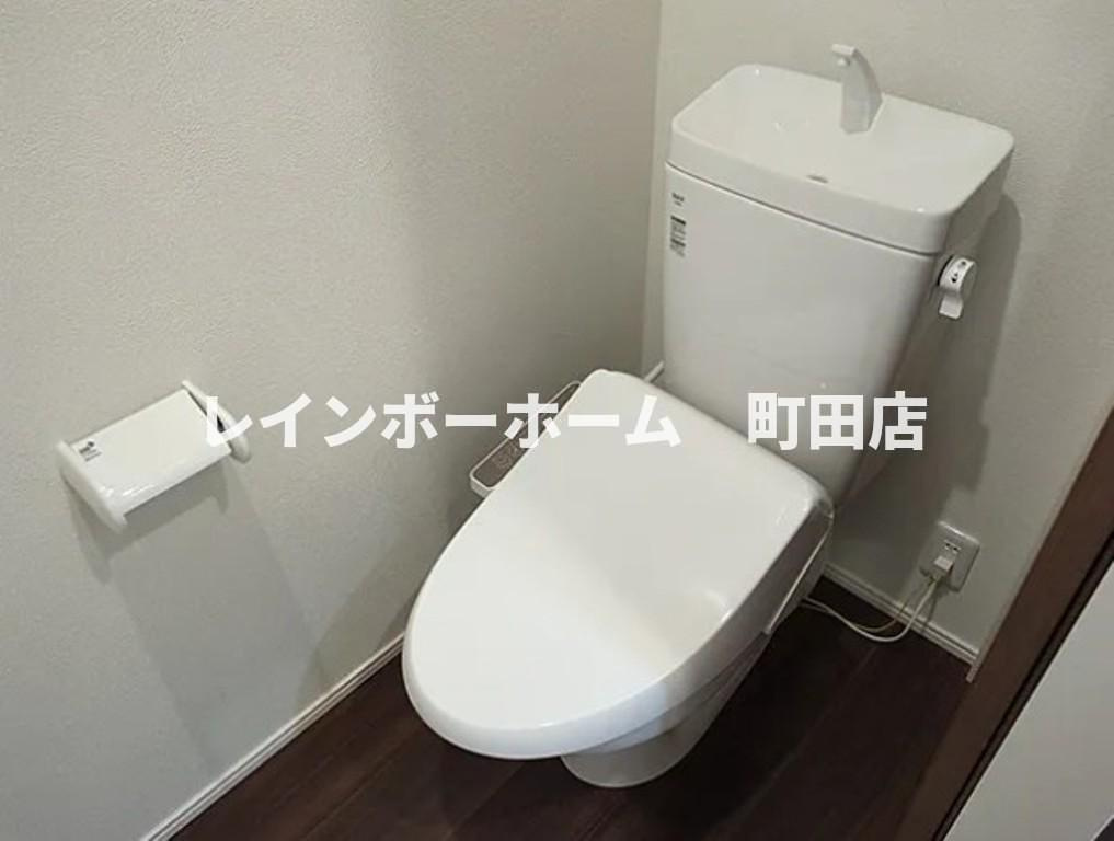 MELDIA相模大野※初期費用分割後払いサービス利用可能物件のトイレ|同施工会社参考写真