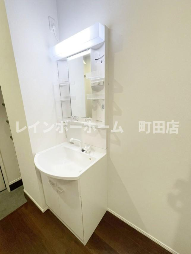 MELDIA相模大野※初期費用分割後払いサービス利用可能物件の洗面所|同施工会社参考写真