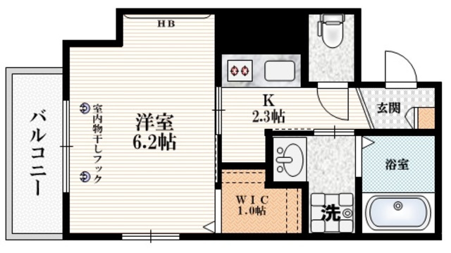 Ｄａｉｔａ　Ｓｉｘの間取り|最上階の角部屋です