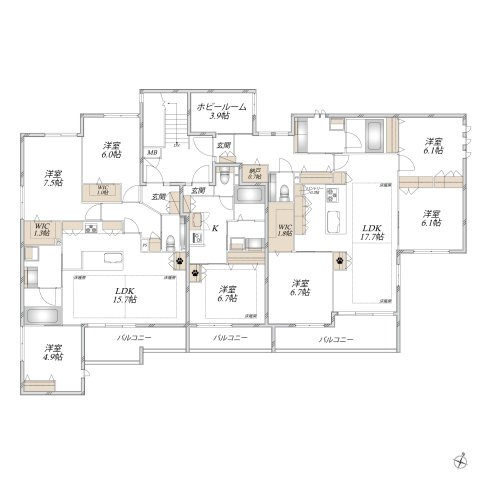 ＭＡＩＳＯＮ碧の区画図