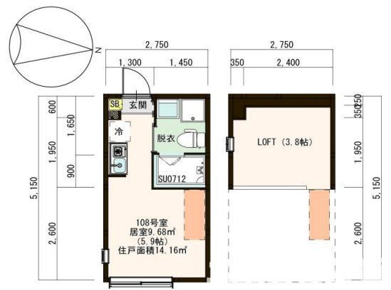 【間取り】 | ハーモニーテラス鷺宮Ⅱ