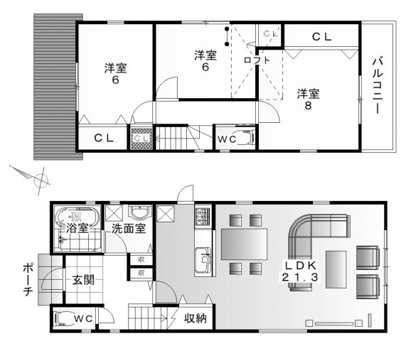【間取り】 | 嵐山樋ノ上町　新築一戸建