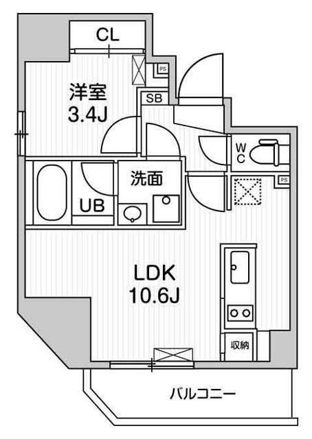 Ｓ－ＲＥＳＩＤＥＮＣＥ入谷ａｌｅｓｉａの間取り