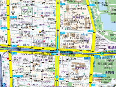 【地図】 | レオンコンフォート大手前ラトゥール